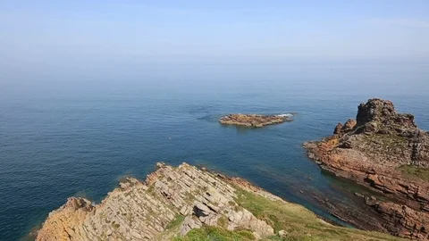Brittany Coastline Stock Footage 104286947