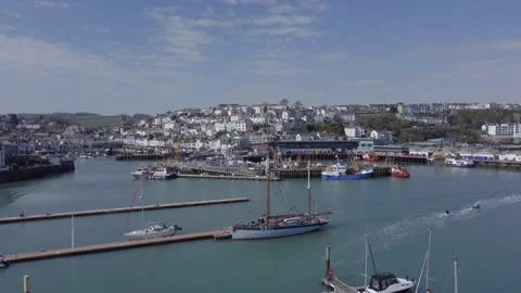 Brixham Harbour (3) Video stock 155101436