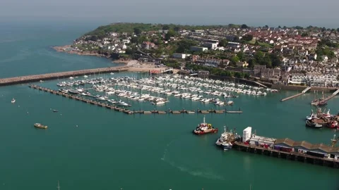Brixham harbour Stock Footage 146695032