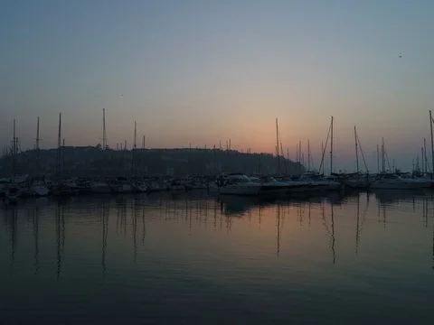 Brixham Harbour Sunset,Devon Stock Footage 77728688
