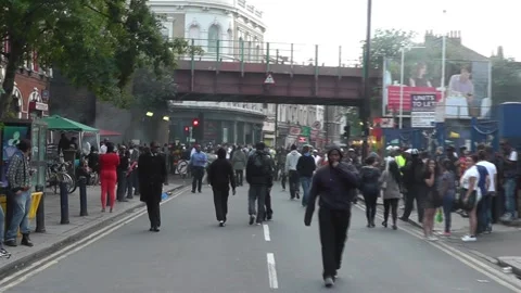 BRIXTON SPLASH PARTY Stock Footage 149574395