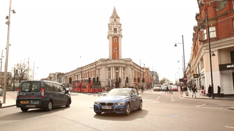 Brixton Town Hall Stock Footage 37721753