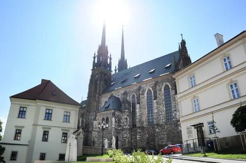 Brno cathedral Stock Photos
