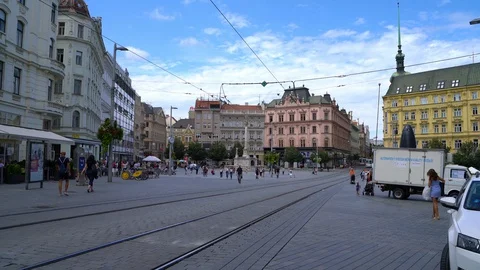 Brno in the Czech Republic Video stock 128771097