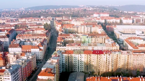 Brno, drone panorama Stock Footage 119528813