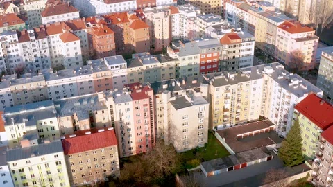 Brno drone panorama Stock Footage 119528857