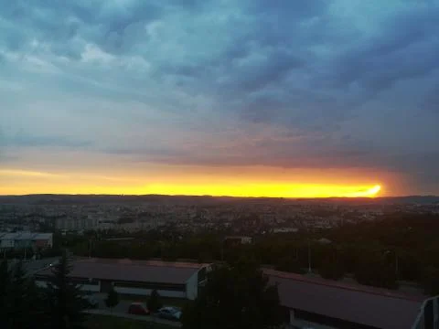 Brno Sunset 06 Stock Photos