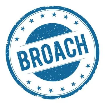 BROACH stamp sign Illustrazione stock