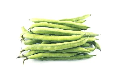 Broad bean pods Stock Photos