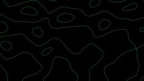 Broad Contoured Plateaus Drift Across A Dark Elevation Field Stock Footage 344514242
