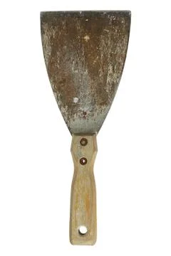 Broad knive on white background Stock Photos