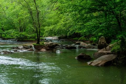 The Broad River Stock Photos