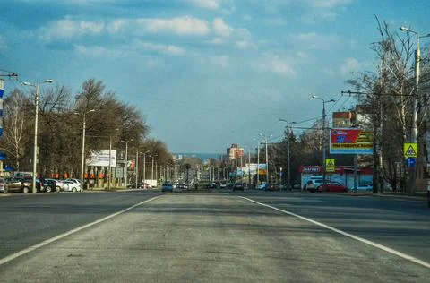 Broad road Stock Photos
