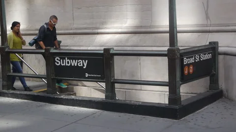 BROAD ST STATION NYC Stock Footage 192433410
