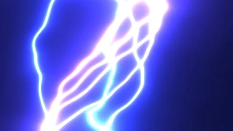 Broad Wide Lightning Strike Close Up Beam of Charge Vídeos de archivo 139736994