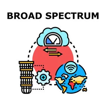 Broadband internet access global network vector illustration Stock Illustration