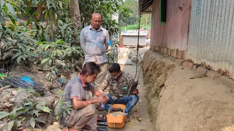 Broadband internet services in rural Bangladesh Stock Footage 301771353