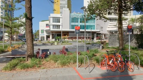 Broadbeach, QLD/Australia - APRIL 07 2019 - The Oasis Shopping Centre Stock Footage 106690604