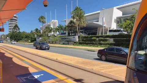 Broadbeach QLD/Australia - MARCH 31 2019 Gold Coast Convention Exhibition Centre Stock Footage 106366440