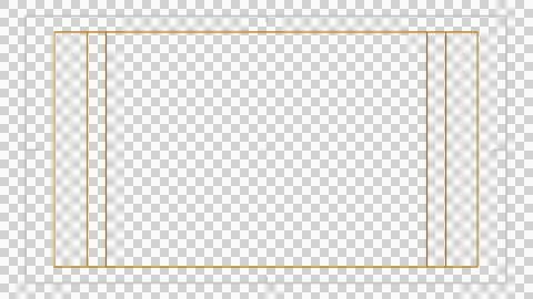 Broadcast Action Safe Area Overlay Stock Illustration