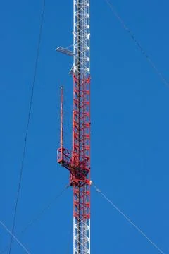 Broadcast antenna Stock Photos