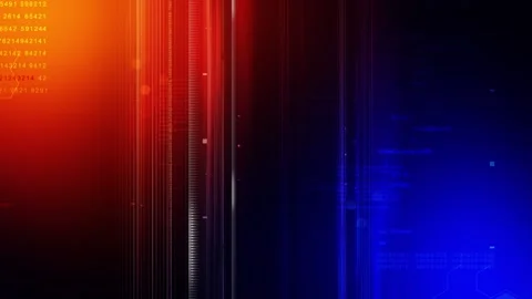 Broadcast Background with Codes Data 01 Stock Footage 199747788