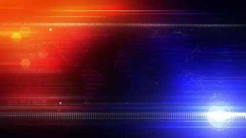 Broadcast Background with Codes Data 02 Vídeos de archivo 199747767