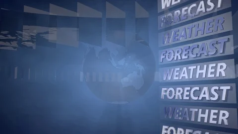 Broadcast Background with a rotating Globe Stock Footage 73868842