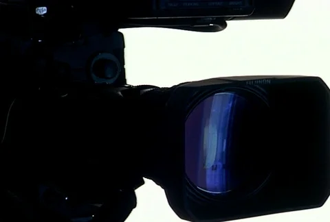 Broadcast Camera Lens Stock Footage 98311505