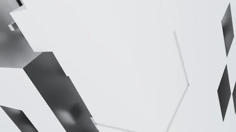 Broadcast cubes. Abstract rotating splash screen. Seamless loop. Stock Footage 146531505