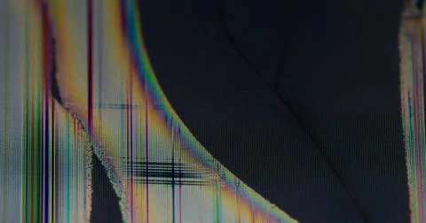 Broadcast damage screen distortion blur glitch 스톡 사진
