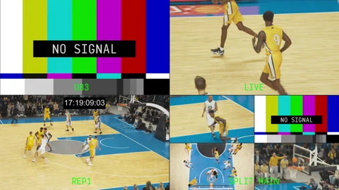 Broadcast Director User Interface Basketball Stock Footage 319993883