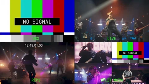 Broadcast Director User Interface Concert Stock Footage 319994168