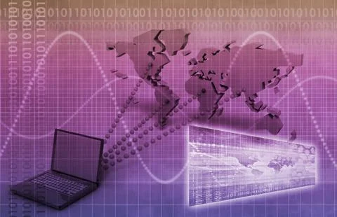 Broadcast engineering Illustrazione stock