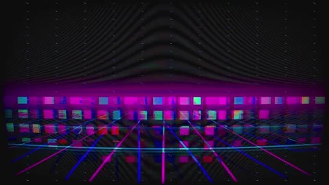 Broadcast error glitch Horizontal 5s glitch texture background 4K Stock Footage 330088037