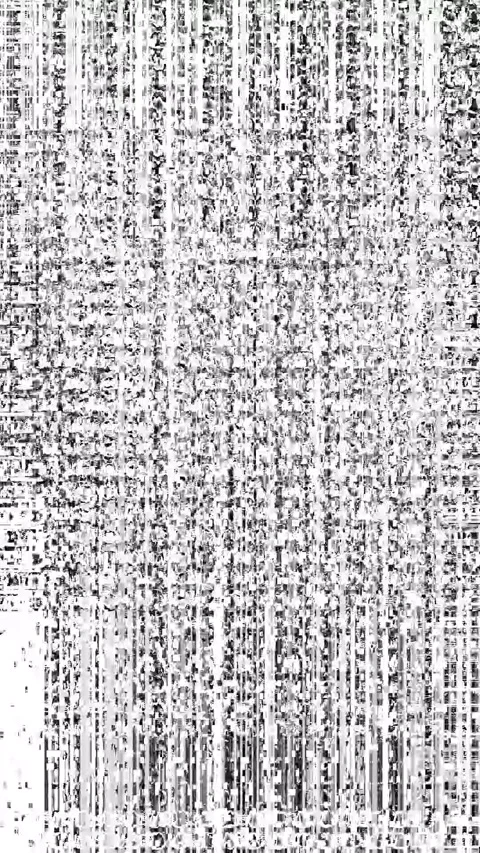 Broadcast error glitch Vertical 5s glitch texture background 4K Stock Footage 330087796