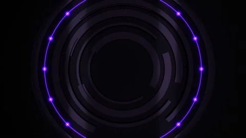 Broadcast futuristic circles Stock Footage 107163532