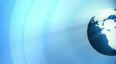 Broadcast globe animation C Stock Footage 20449722