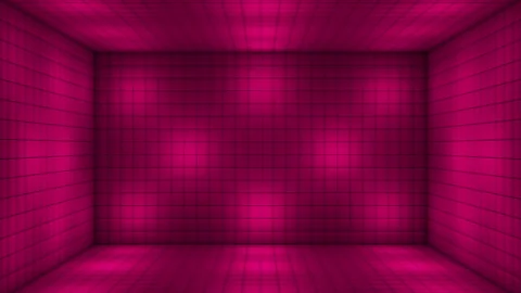 Broadcast Hi-Tech Blinking Illuminated Cubes Room Stage,Magenta,Event,3D,Loop,4K Stock Footage 225932449