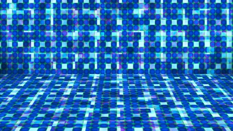 Broadcast Hi-Tech Glittering Abstract Patterns WallStage,Multi,Events,2D,Loop,4K Stock Footage 163599799