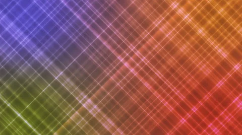 Broadcast Intersecting Hi-Tech Slant Lines, Multi Color, Abstract, Loopable, HD Stock Footage 49106894