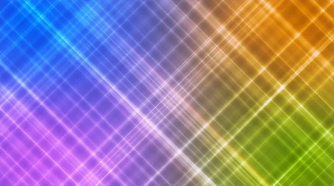 Broadcast Intersecting Hi-Tech Slant Lines, Multi Color, Abstract, Loopable, 4K Stock Footage 68754381