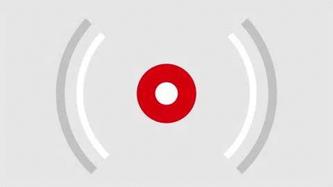 Broadcast Live Streaming Animated Icon | Stock Video | Pond5
