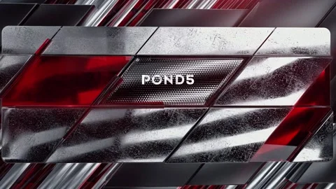 Broadcast Logo After Effects stock