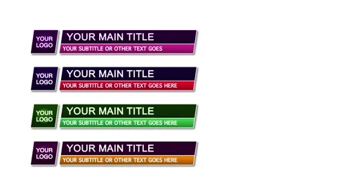 Broadcast Lower Third MT1 - Simple and Professional Stock After Effects