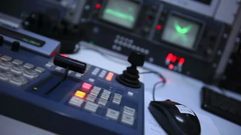 Broadcast  mixer system Stock Footage 43634575
