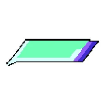 Broadcast news lower third pixel art vector illustration イラスト素材