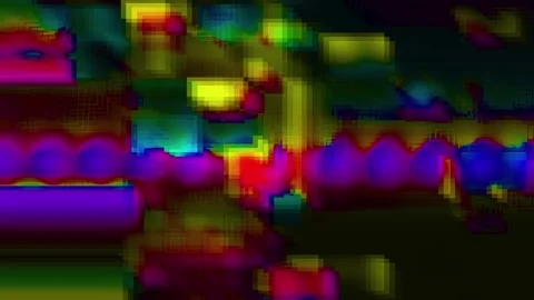 Broadcast Noise Visual Effect Horizontal Stock Footage 331084227