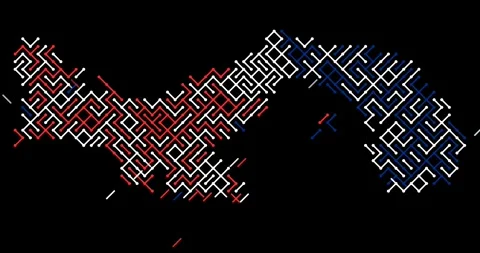 Broadcast Ready Diagonal Animation of Panama Map Stock Footage 327735501