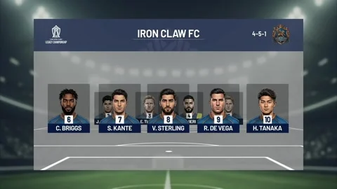 Broadcast Soccer Lineup Pro Stock After Effects